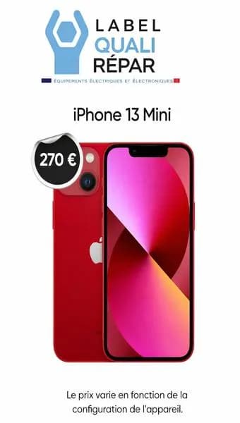 iPhone 13 Mini Rouge Reconditionné
