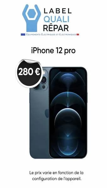 iPhone 12 Pro Bleu Pacifique Reconditionné